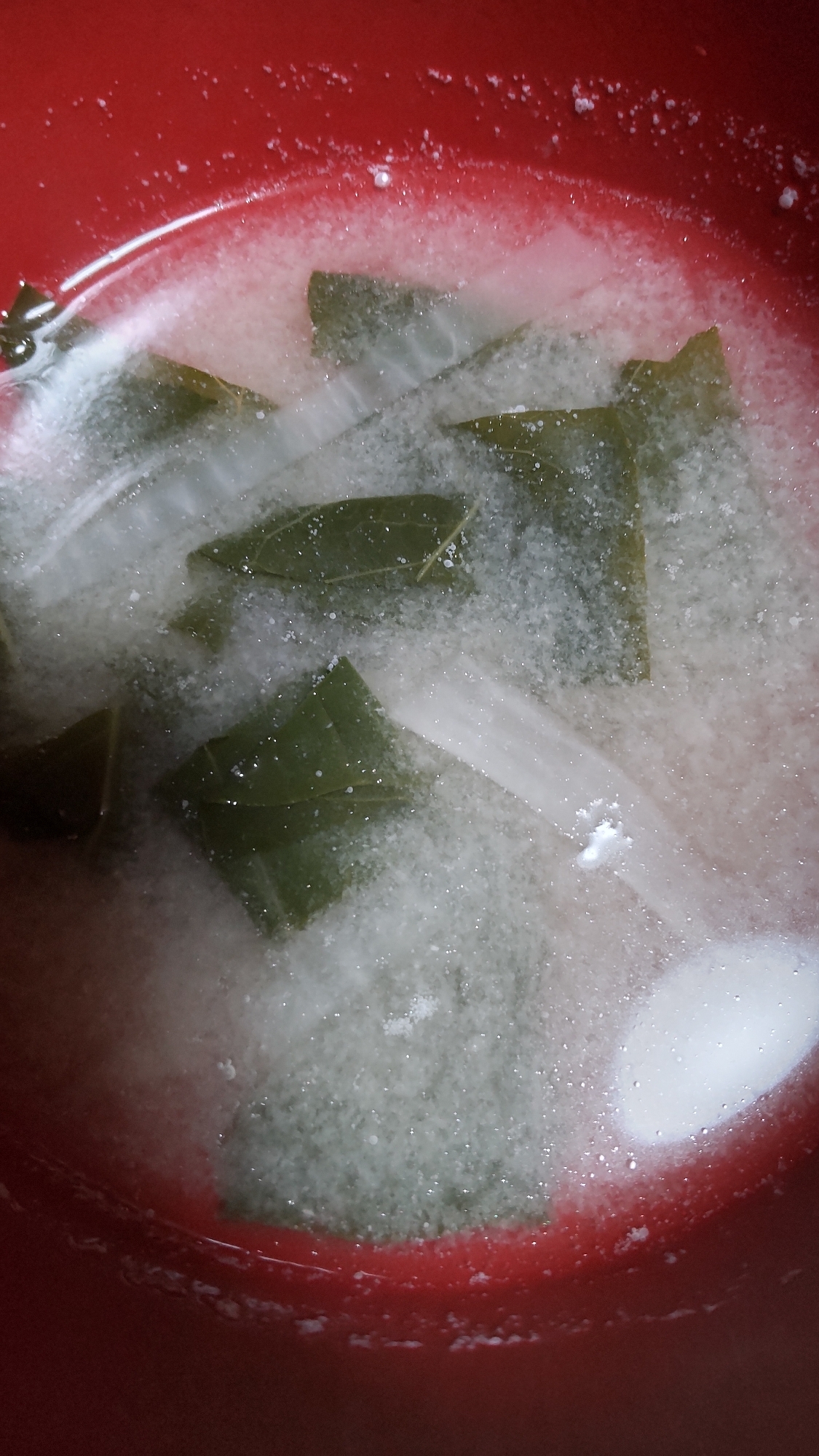 小松菜と大根味噌汁