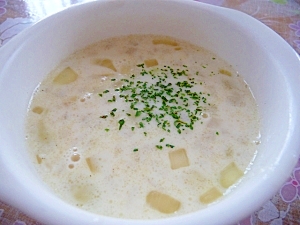 玉ねぎで★和風ミルクスープ