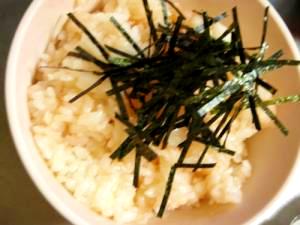 日本の朝飯に「たらこ飯」