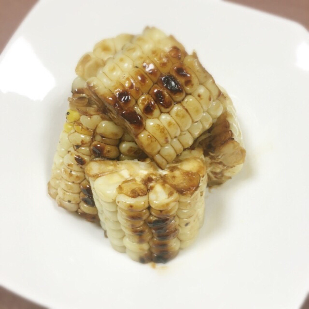 茹でトウモロコシから焼きトウモロコシに！