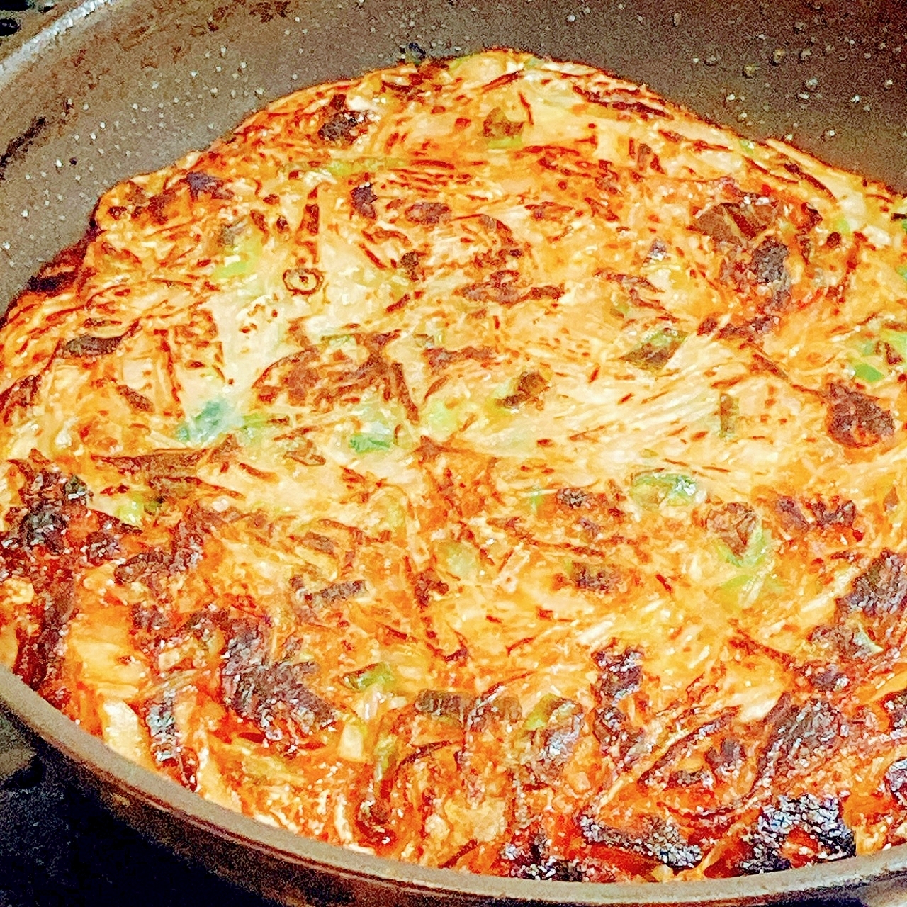 カリモチ♪キムチ大根餅