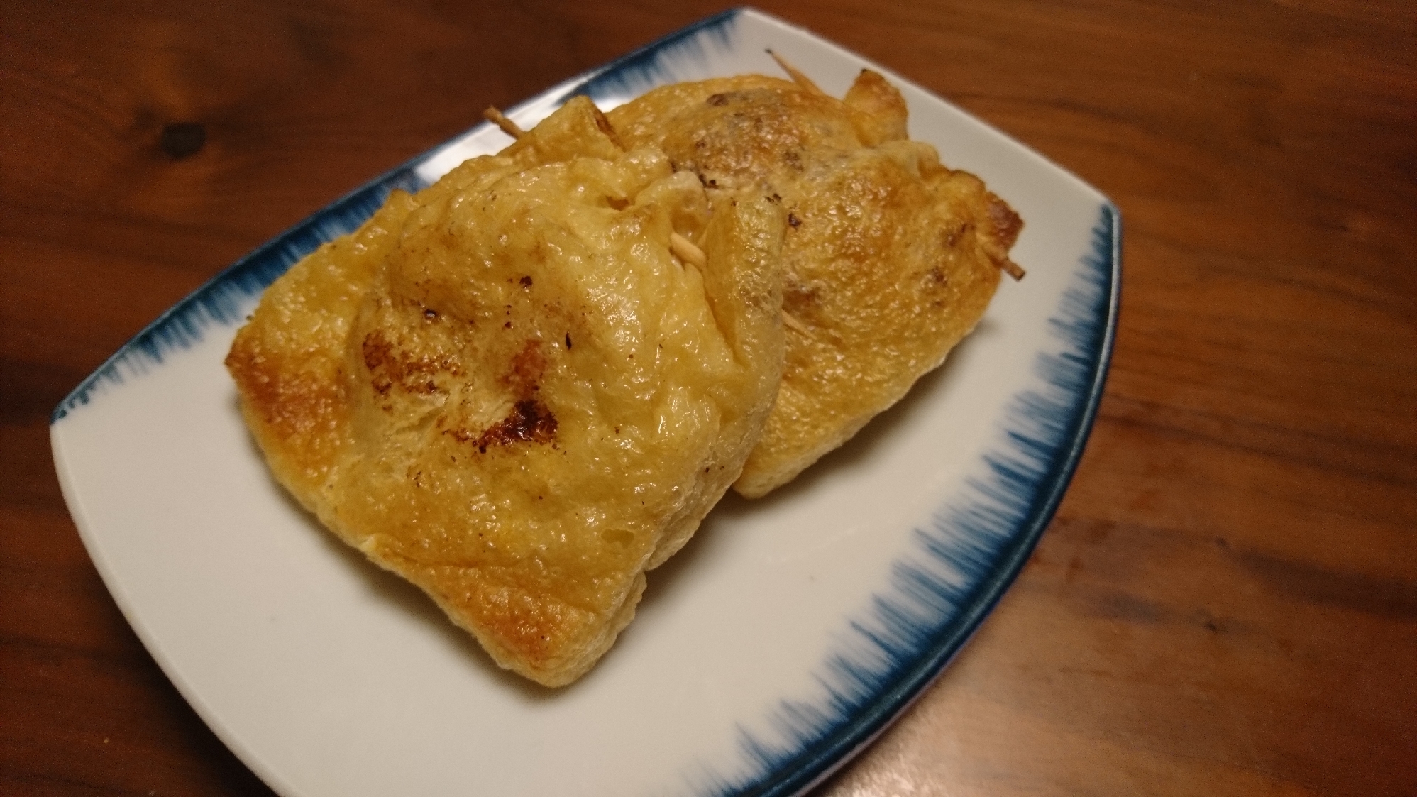 キャベツ入りお揚げ巾着