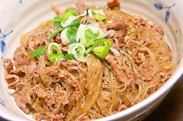 義父に「うまい」と言われた♪豚バラ肉と春雨の炒め煮