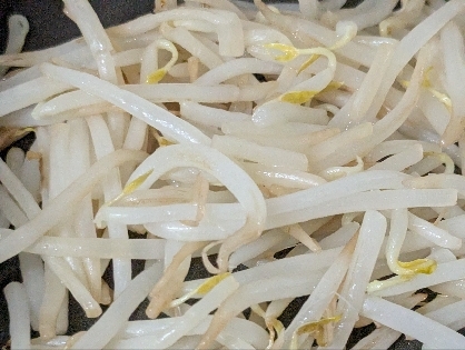 もやしの胡麻油炒め