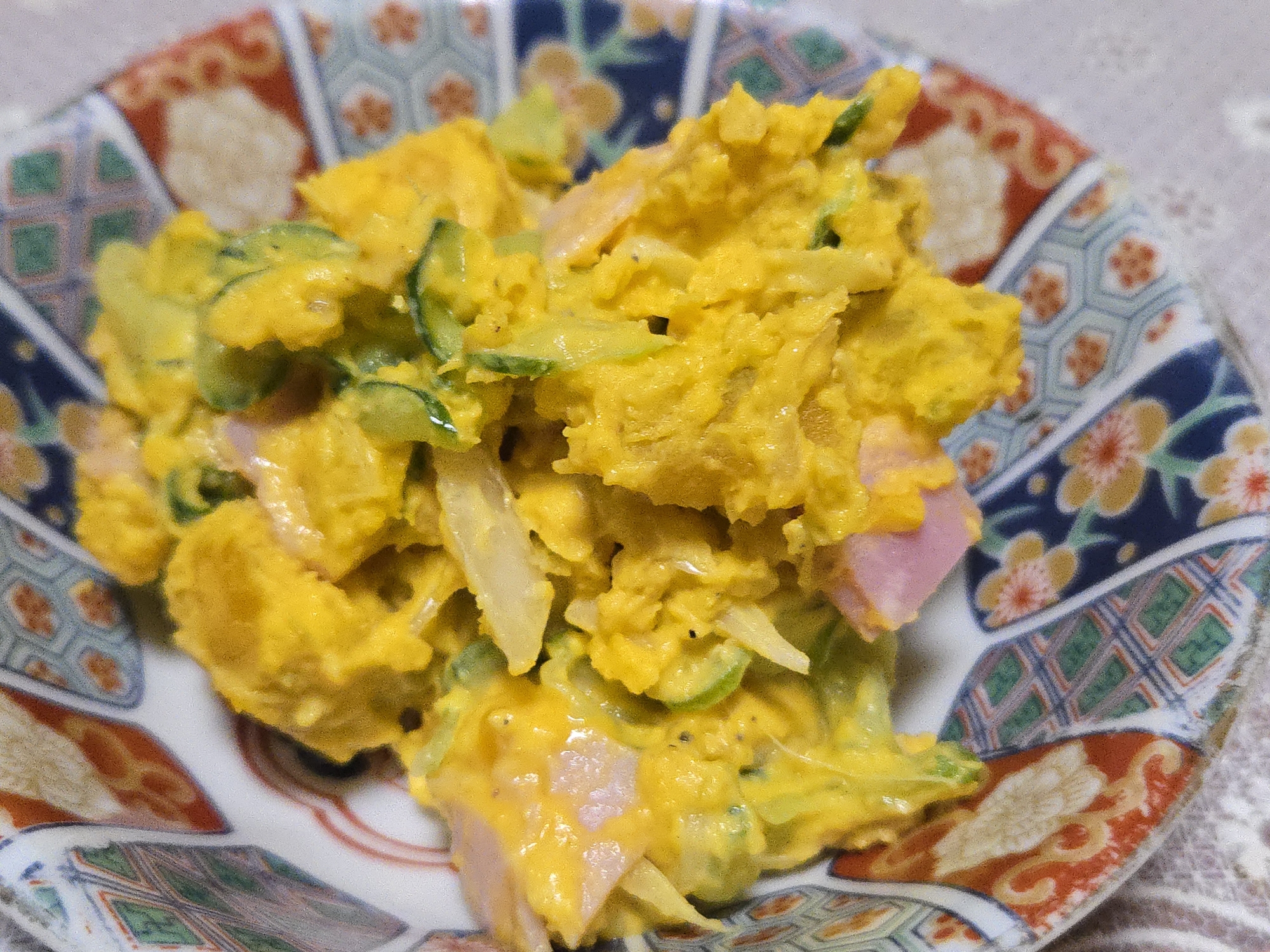 コンソメ入りのかぼちゃサラダ