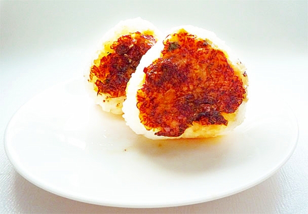 ねぎ味噌焼きおにぎり