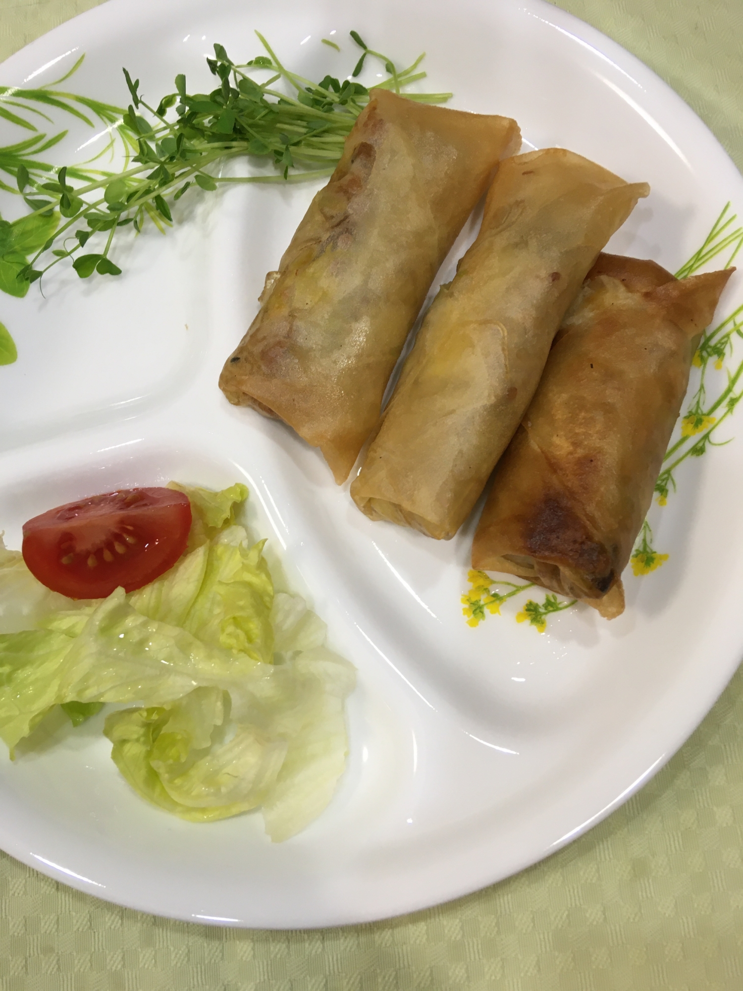 キャベツと春雨の春巻き レシピ 作り方 By ぶたウサギ 楽天レシピ