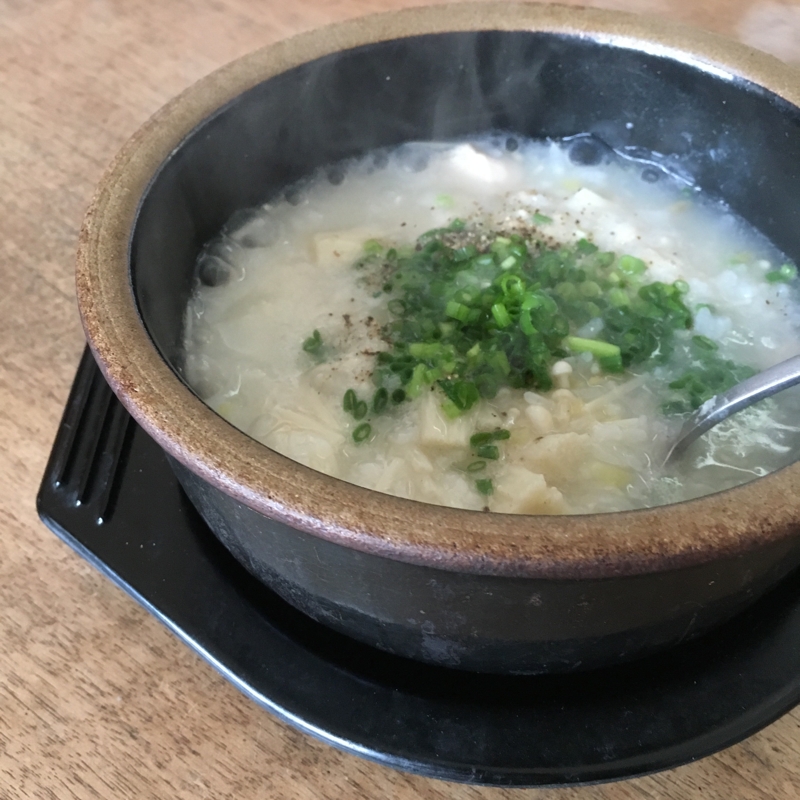 香港鶏粥ってこんな感じ⁇