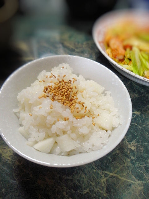 長芋の炊き込みご飯