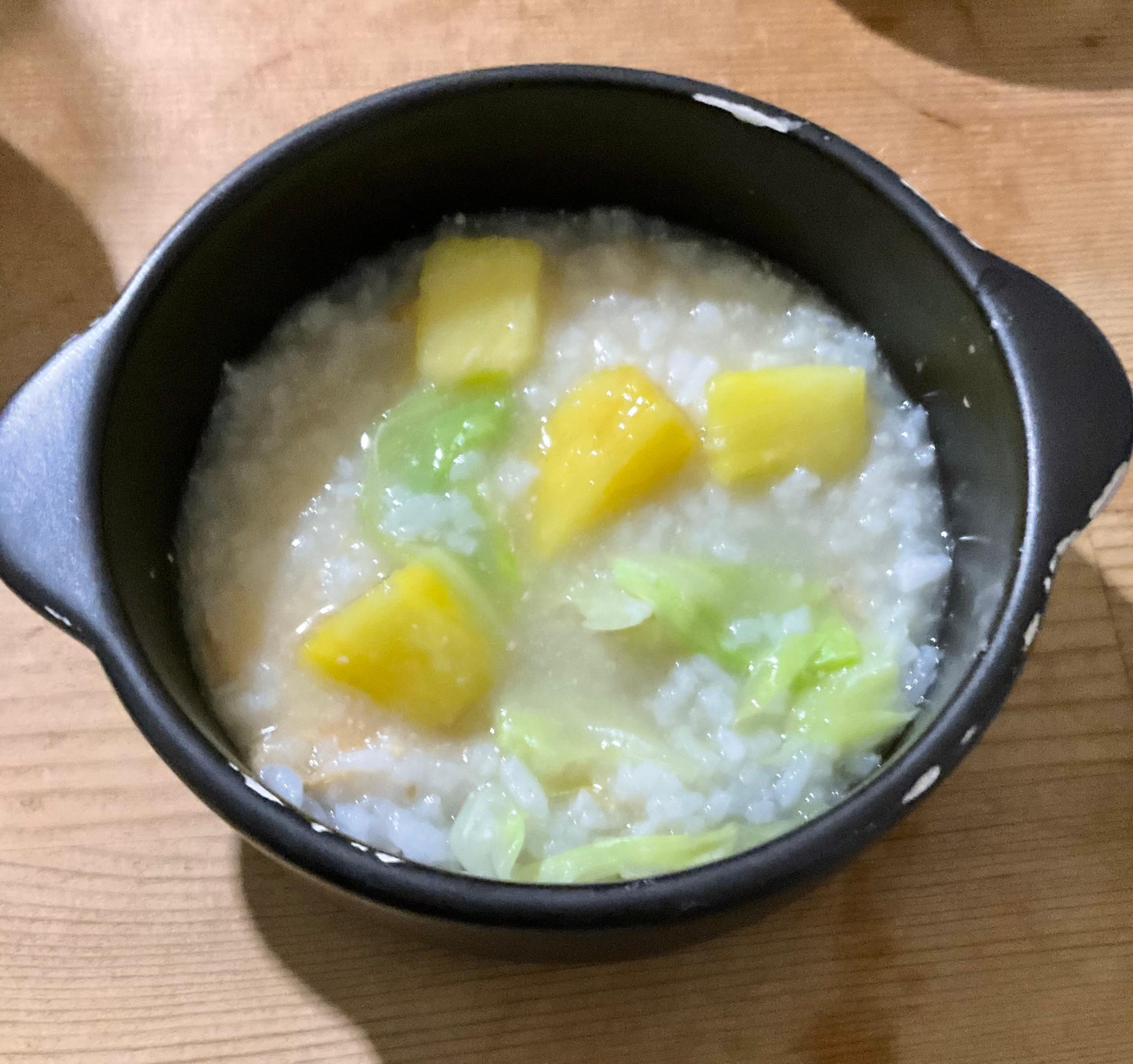 レタスパイナップル入りおじや♪