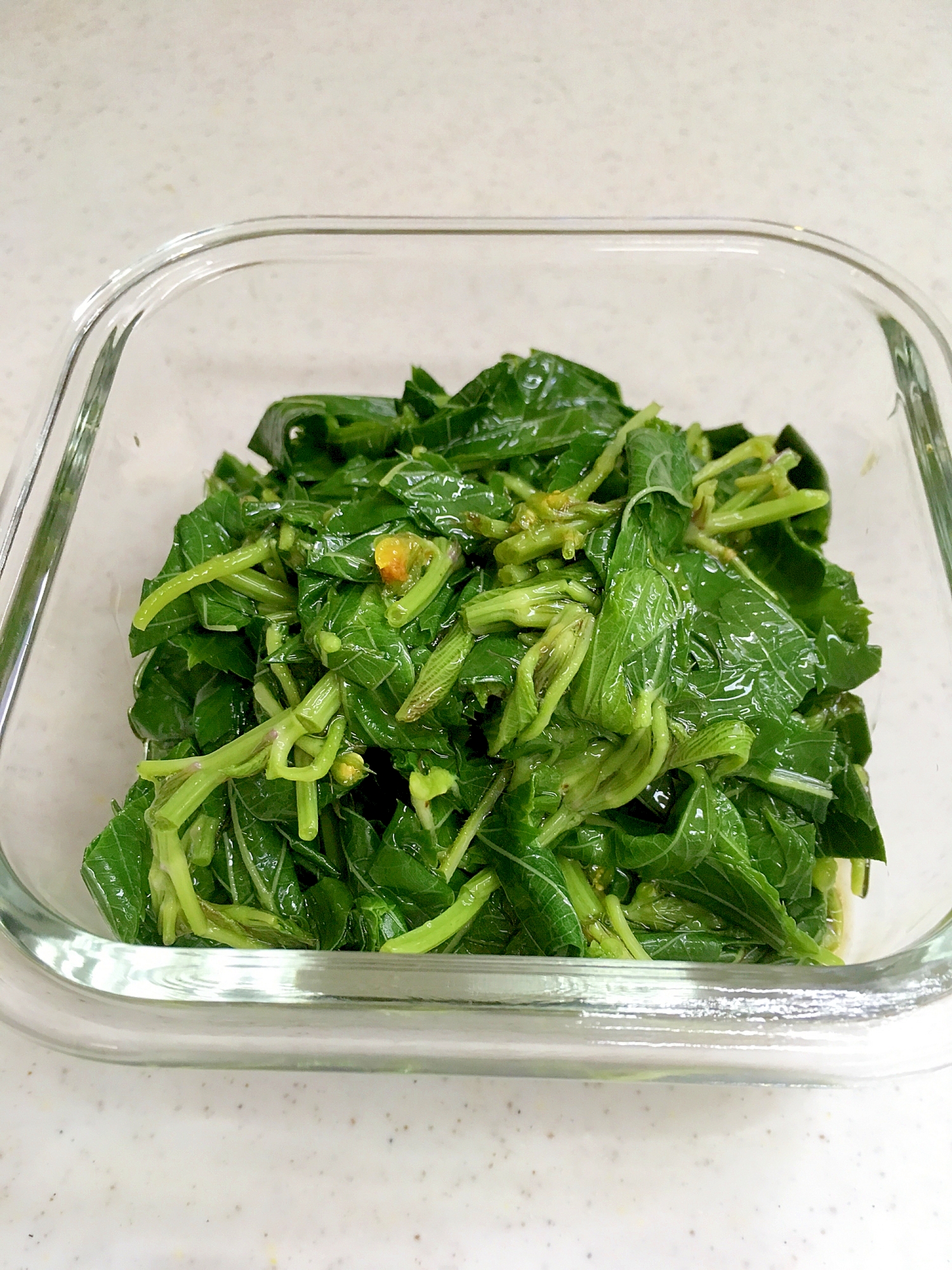 モロヘイヤ 簡単おひたし