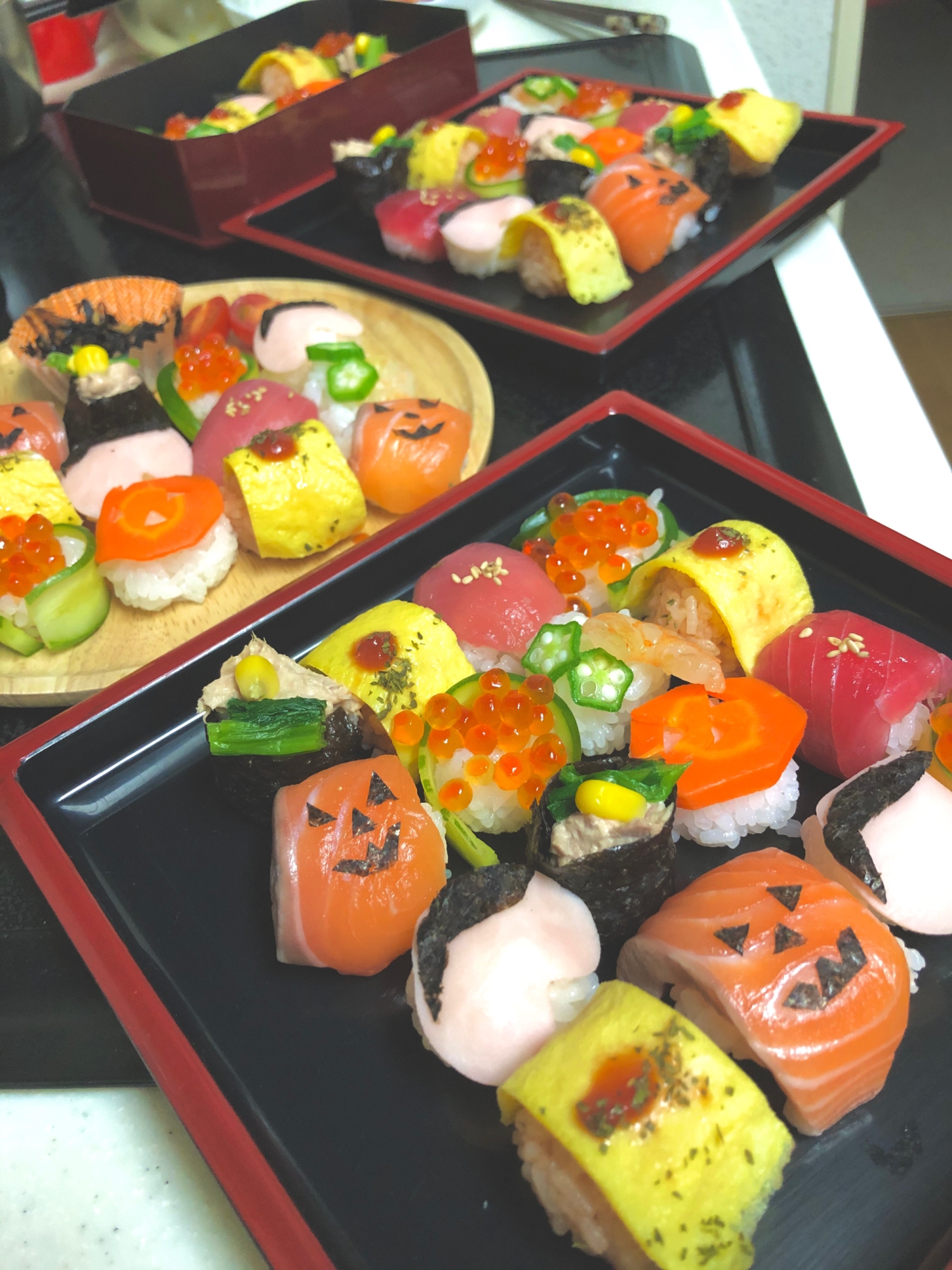 ★簡単手毬ずし★子ども喜ぶ、ハロウィン、パーティー