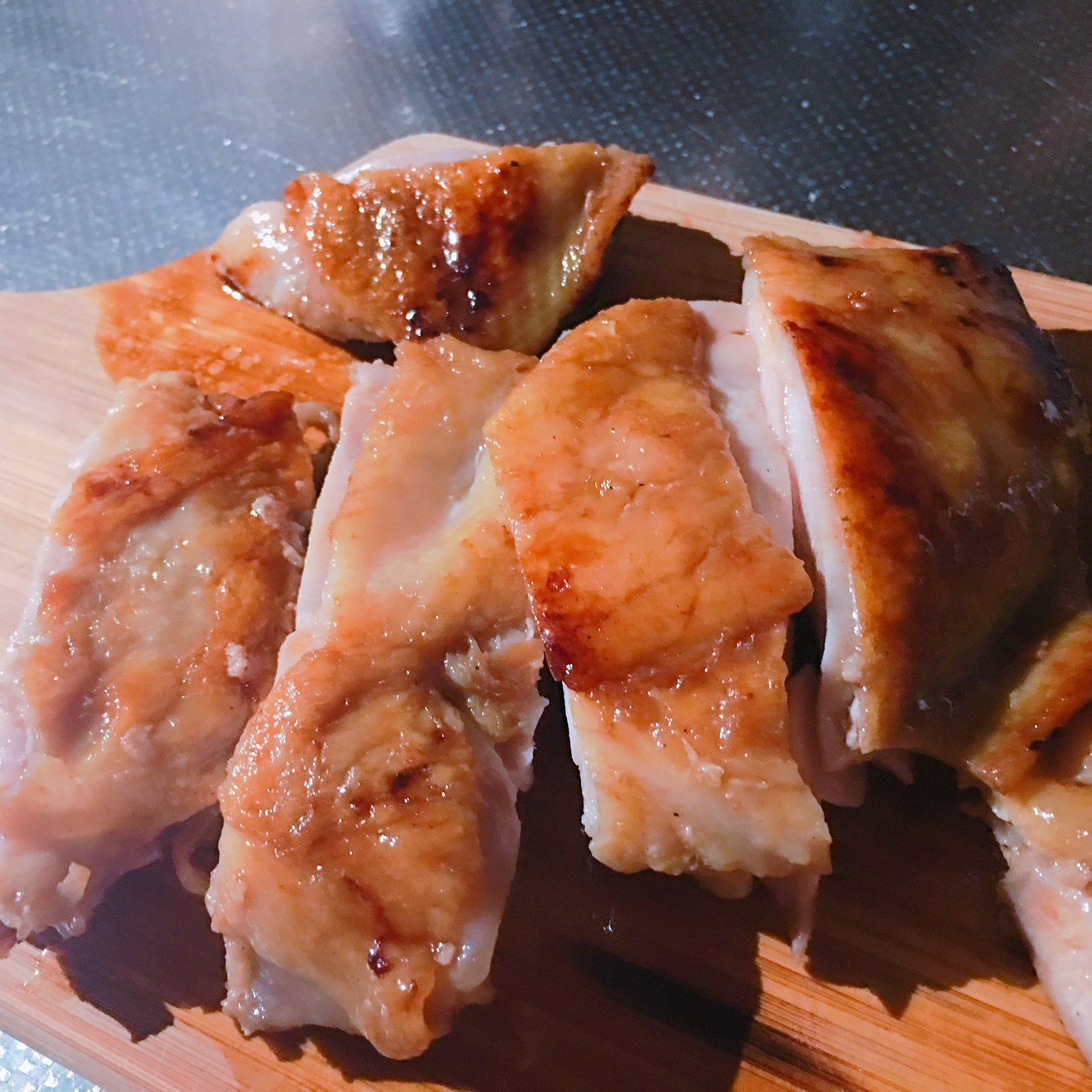 下ごしらえは塩を振るだけ 皮パリパリ照り焼きチキン レシピ 作り方 By おり子 楽天レシピ