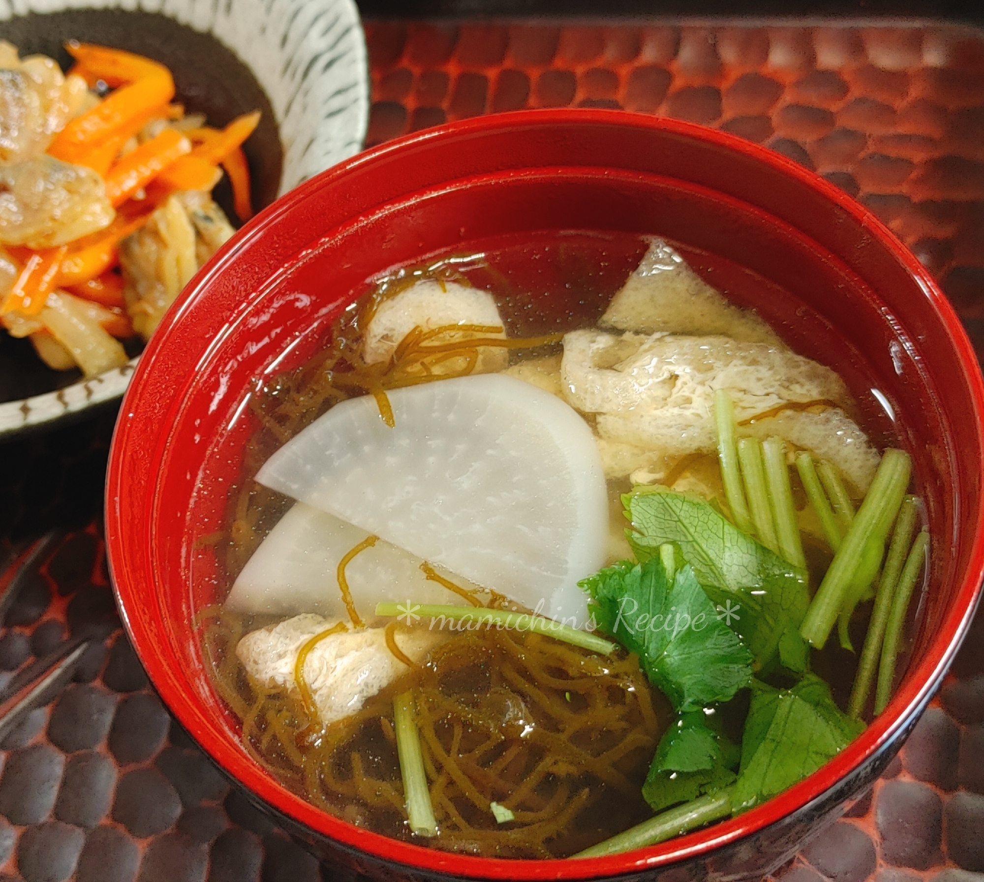 こかぶ＊もずくの吸い物