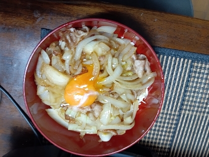 超簡単•時短！⭐️豚バラスタミナ丼⭐️