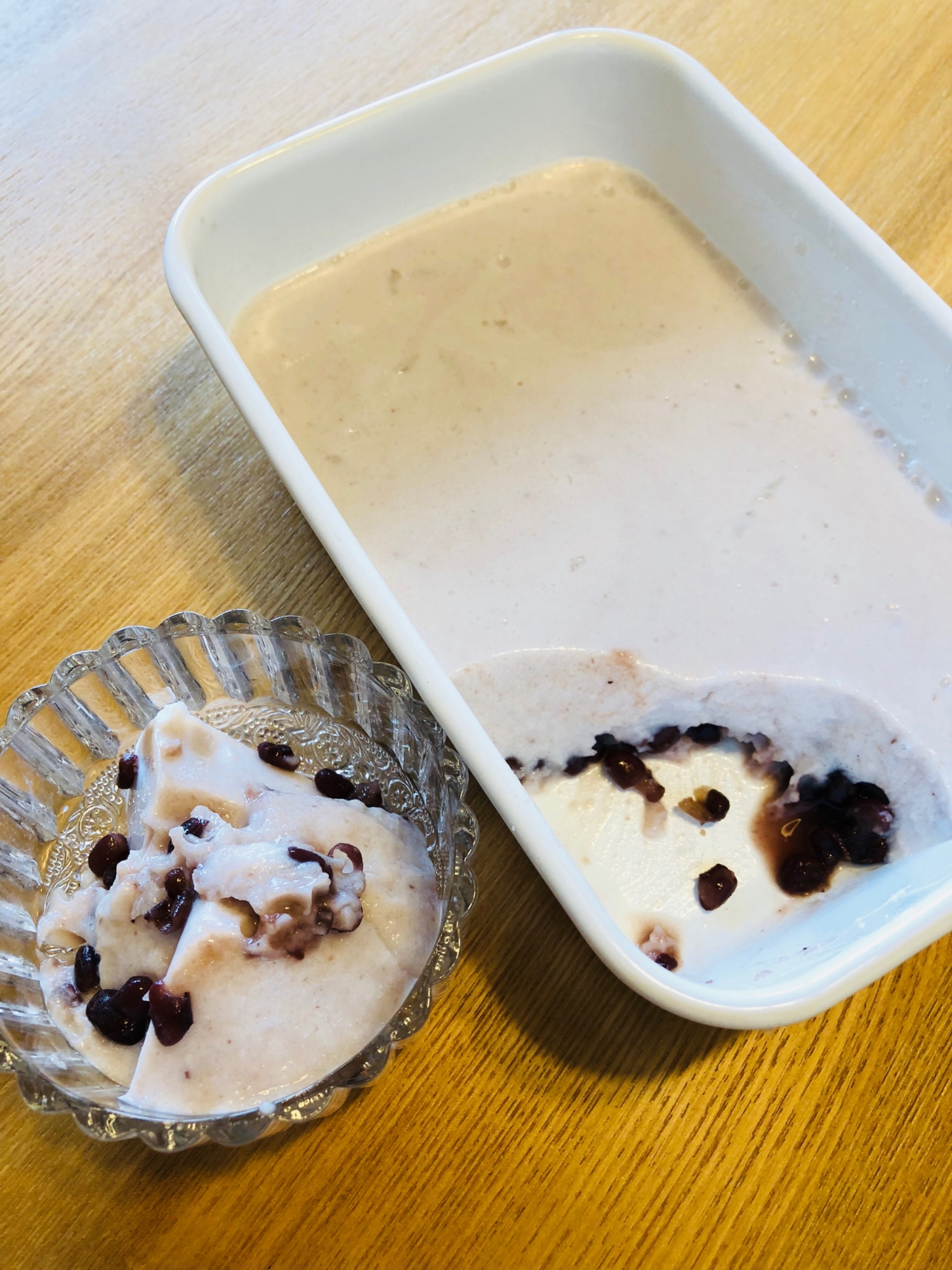 砂糖は足さずに あずき缶で牛乳寒天 レシピ 作り方 By Aco 楽天レシピ