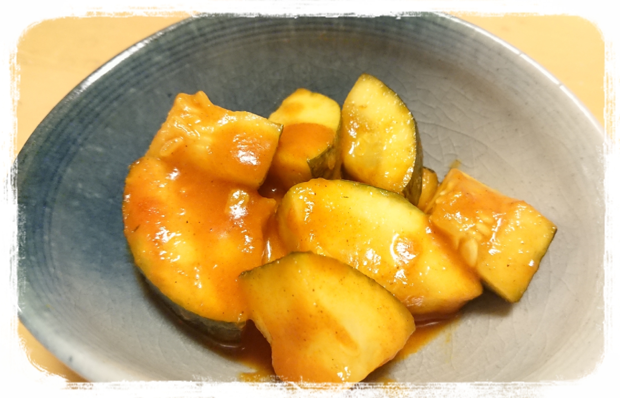 ズッキーニのカレー風味甘口ケチャップ煮