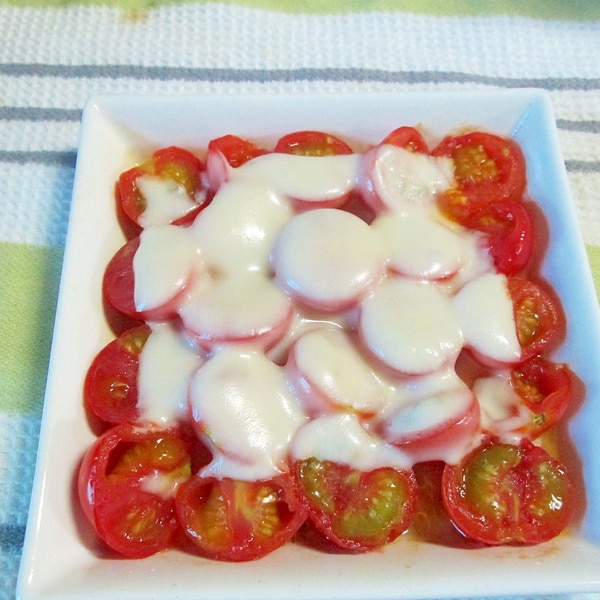 レンジだけで熱々が美味しい ミニトマトのチーズ焼き レシピ 作り方 By カゲジジ 楽天レシピ レンジだけで熱々が美味しい ミニトマトのチーズ焼き レシピ 作り方 By カゲジジ 楽天レシピ