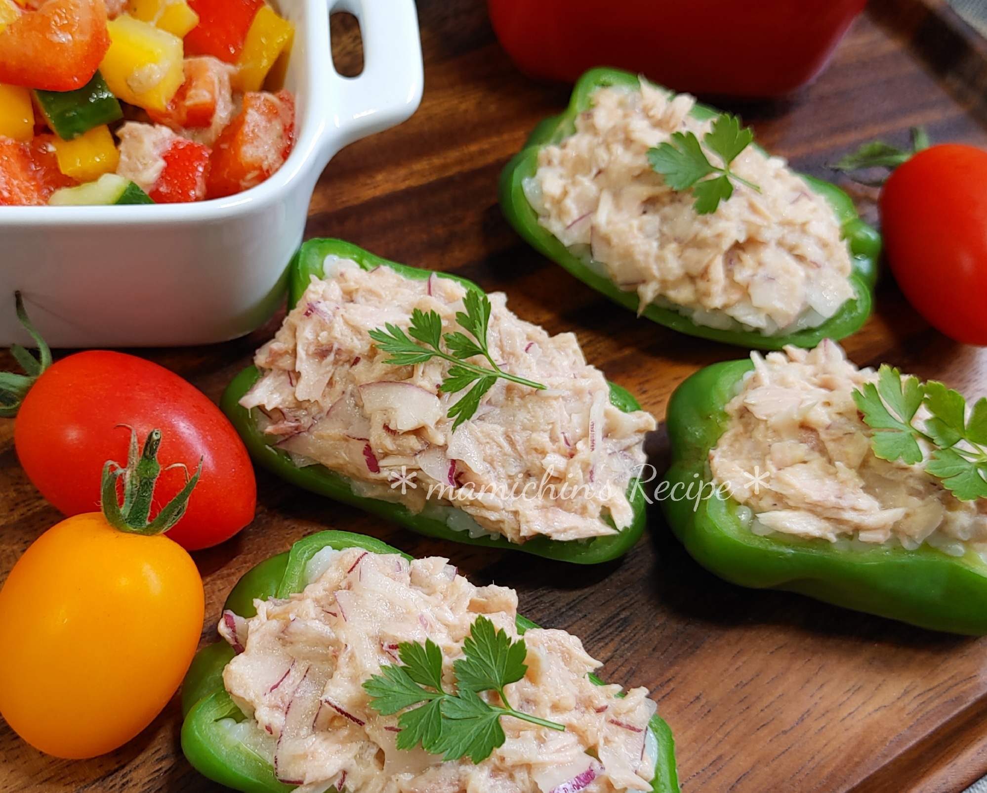 ピーマンDe〜ツナマヨ*おつまみ寿司