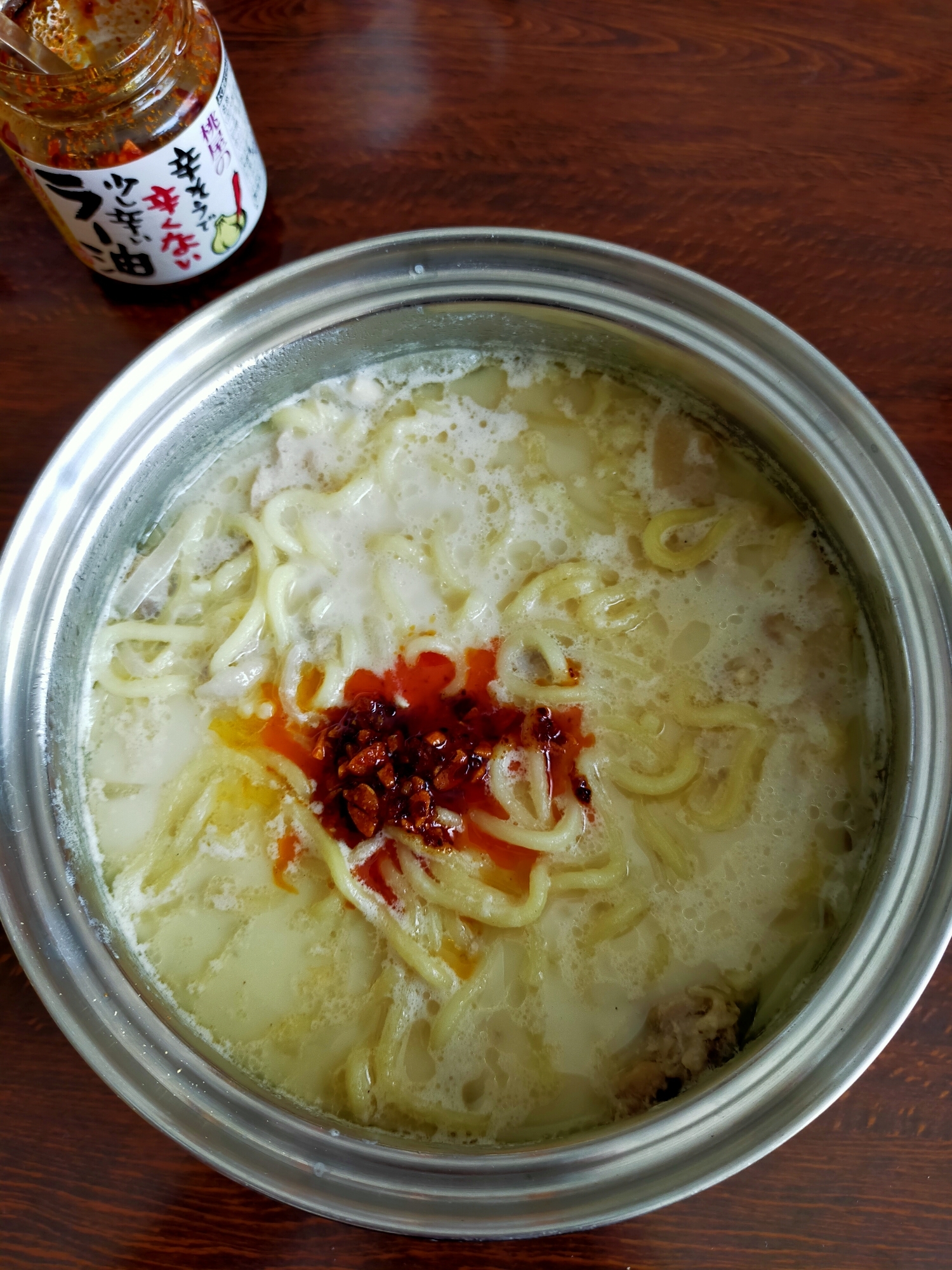 余ったソルロンタンで!ソルロンタンラーメン♡