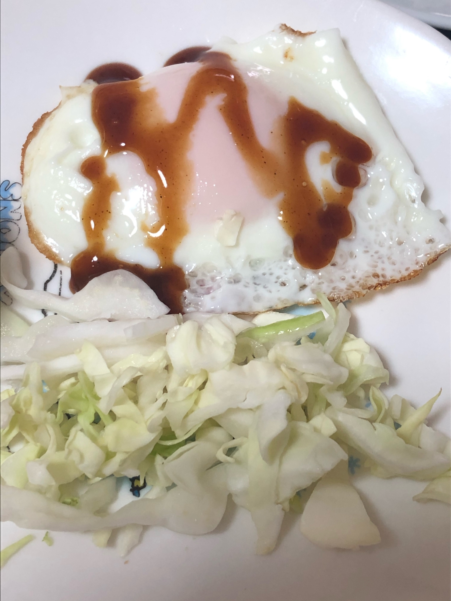 朝の目玉焼きセット