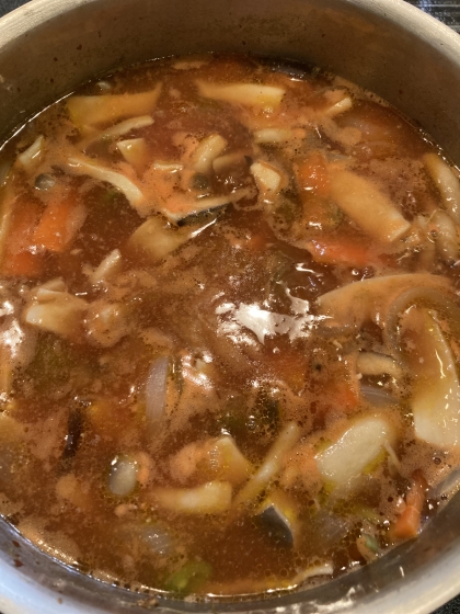 鶏ササミを入れて作りました
美味しいスープでした