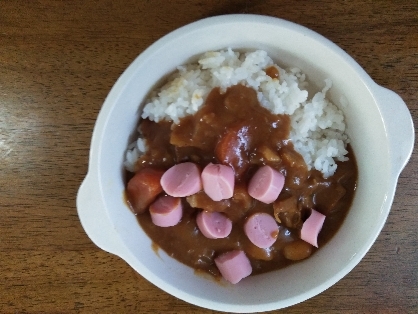 魚肉ソーセージカレー