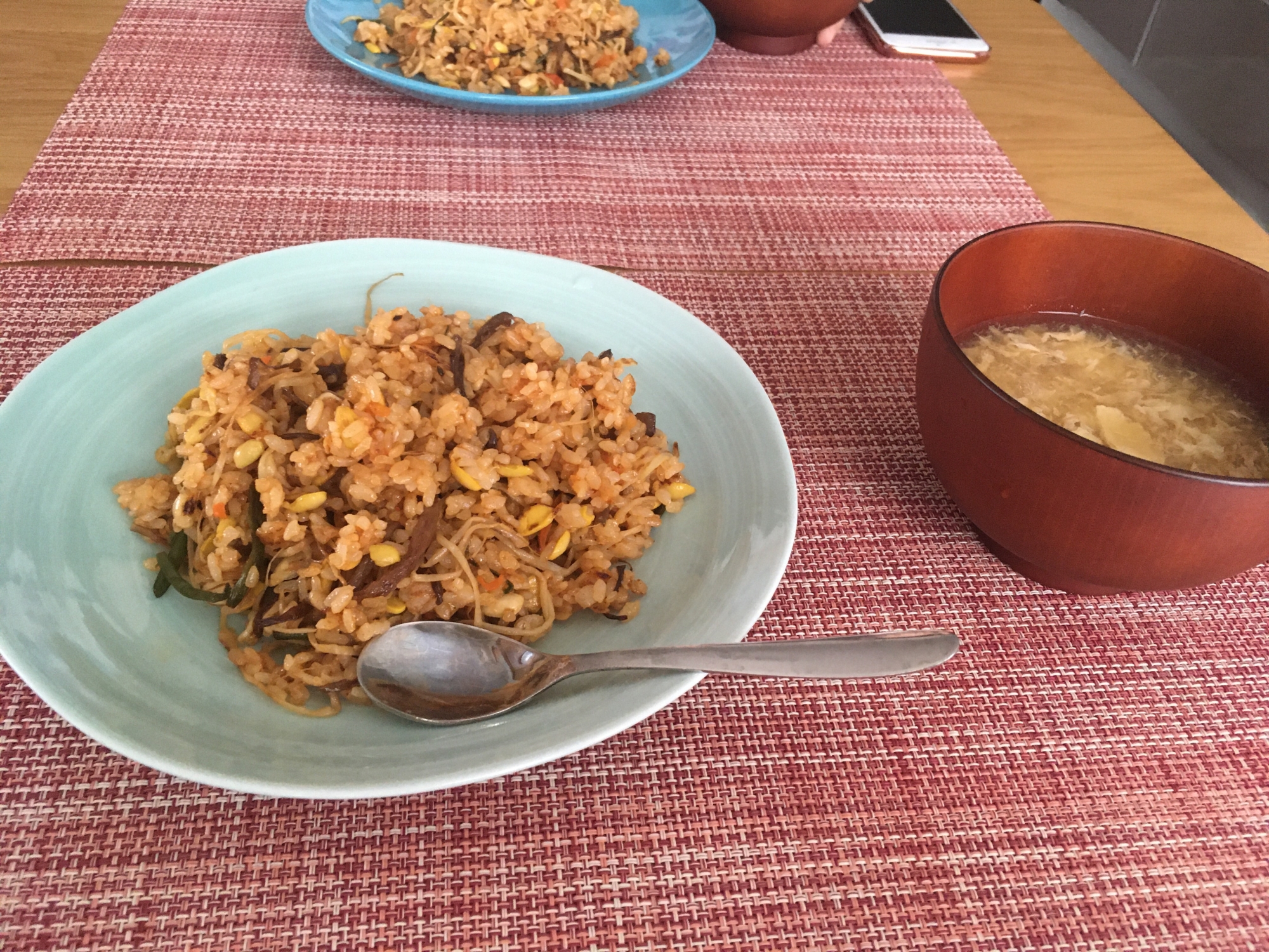 絶品！キムチ納豆炒飯