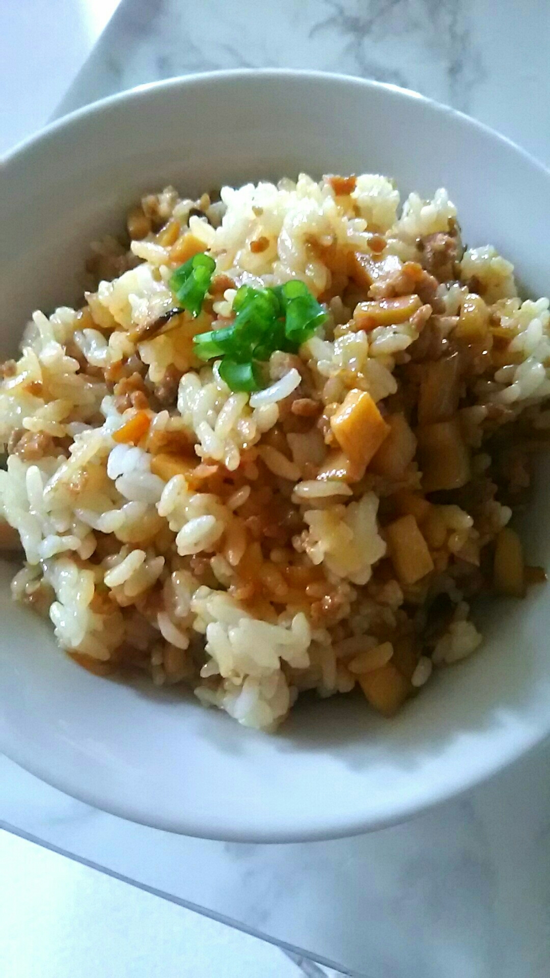 ひき肉とれんこんのシャキッと甘辛チャーハン