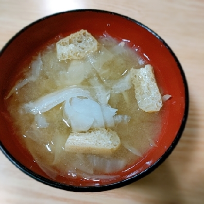 ひらひら大根と油揚げのお味噌汁