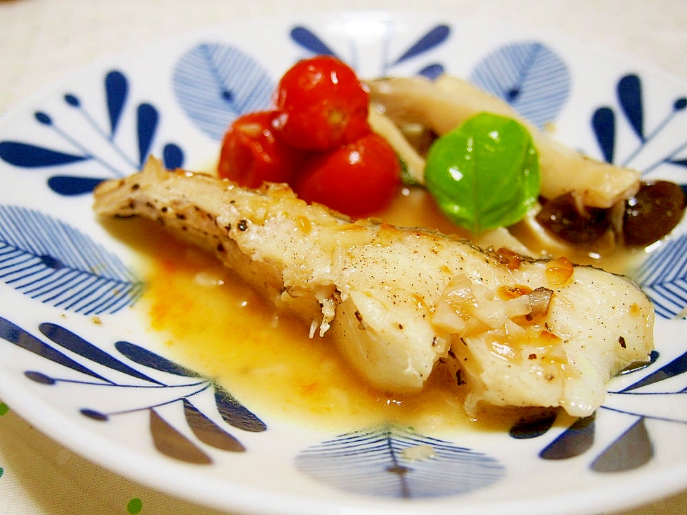 たらの切り身でアクアパッツァ 簡単節約 レシピ 作り方 By 京たまご86 楽天レシピ