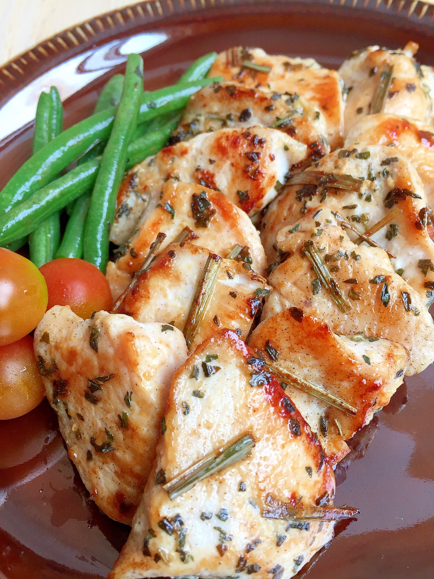 下味つけて焼くだけ 簡単ハーブチキンソテー レシピ 作り方 By Aka Ru 楽天レシピ