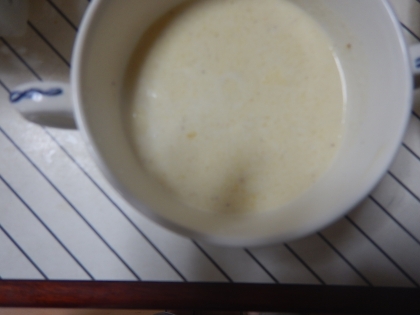 早く出来上がる　さつま芋のミルクスープ