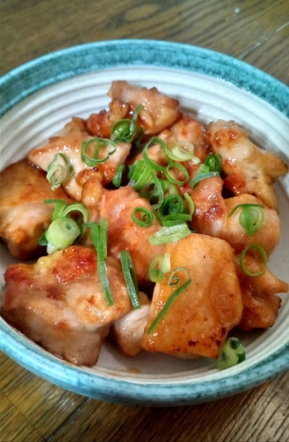 超特急メイン♡ご飯が進む♡鶏もものネギぽん照り焼き