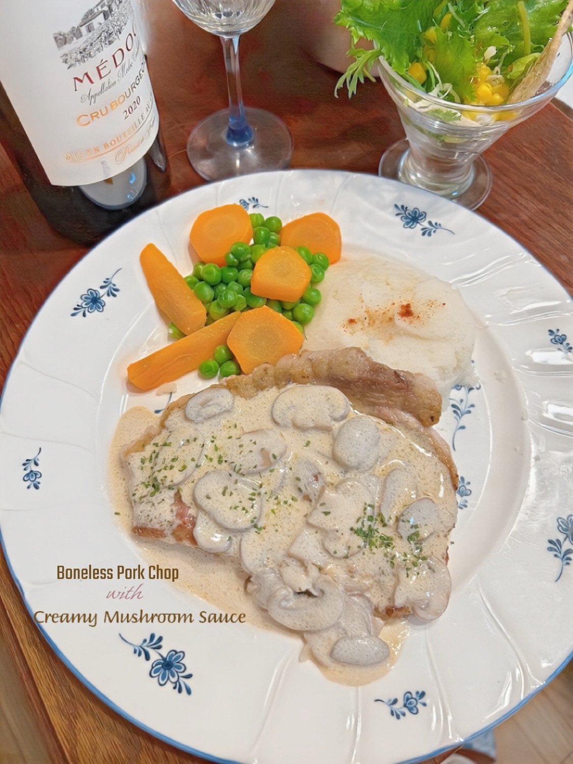 ☆★ポークソテー♪マッシュルームクリームソース★☆