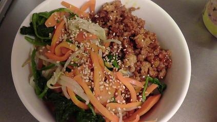 豚ひき肉でビビンバ丼 レシピ 作り方 By こにゃんぴー 楽天レシピ
