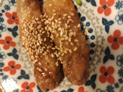 【たんぱく質】鶏手羽中焼き