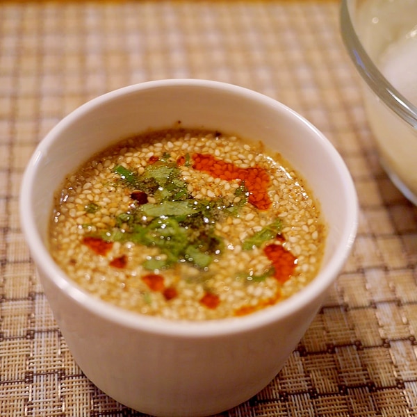 冷やし坦々そうめんつゆ レシピ 作り方 By ネコモク56 楽天レシピ 冷やし坦々そうめんつゆ レシピ 作り方 By ネコモク56 楽天レシピ