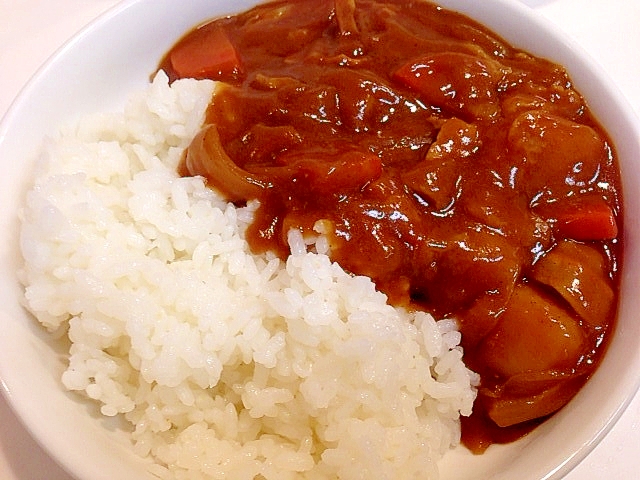 冬に美味しい☆サツマイモと白菜のカレーライス