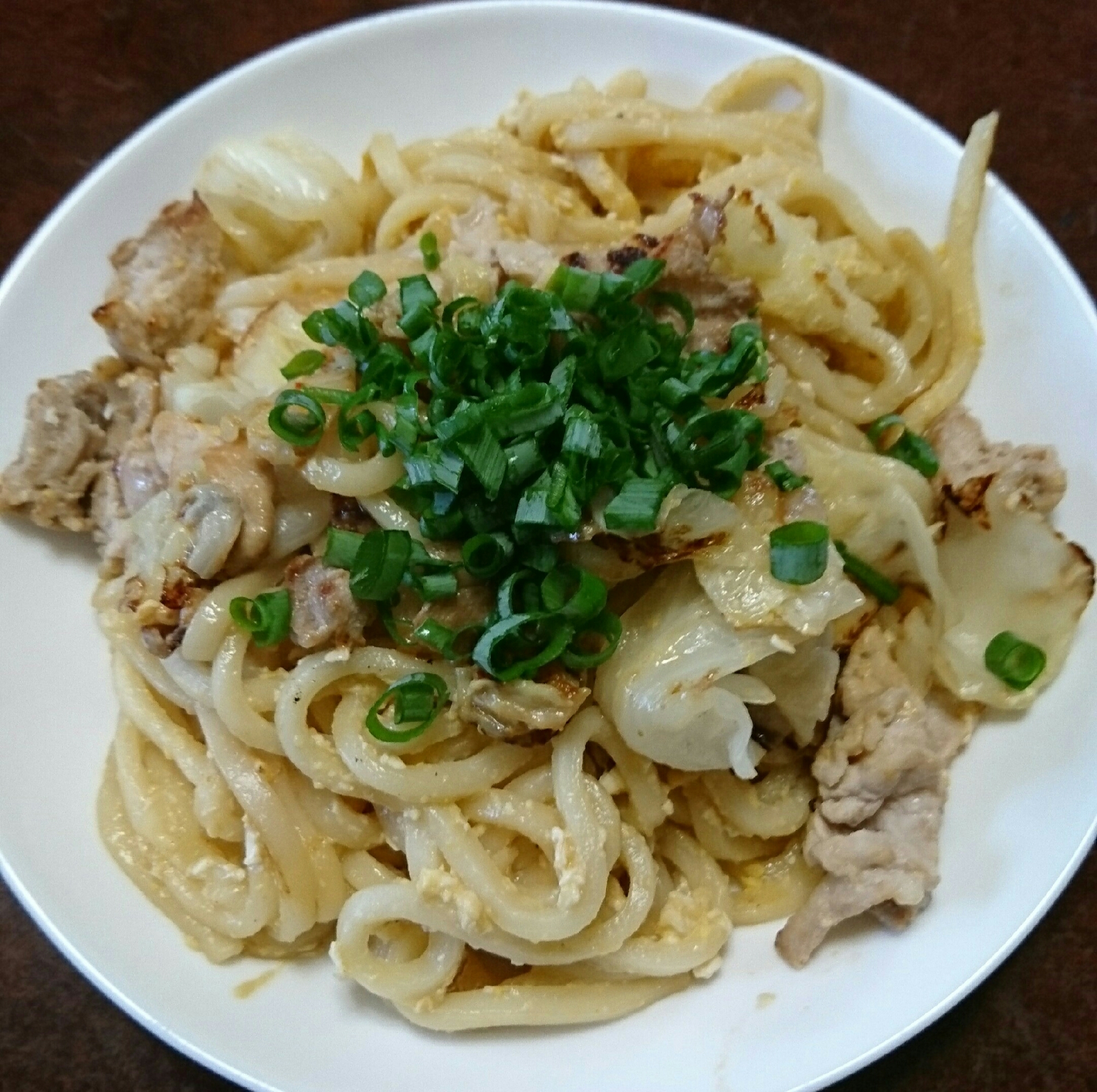 バター醤油焼きうどん