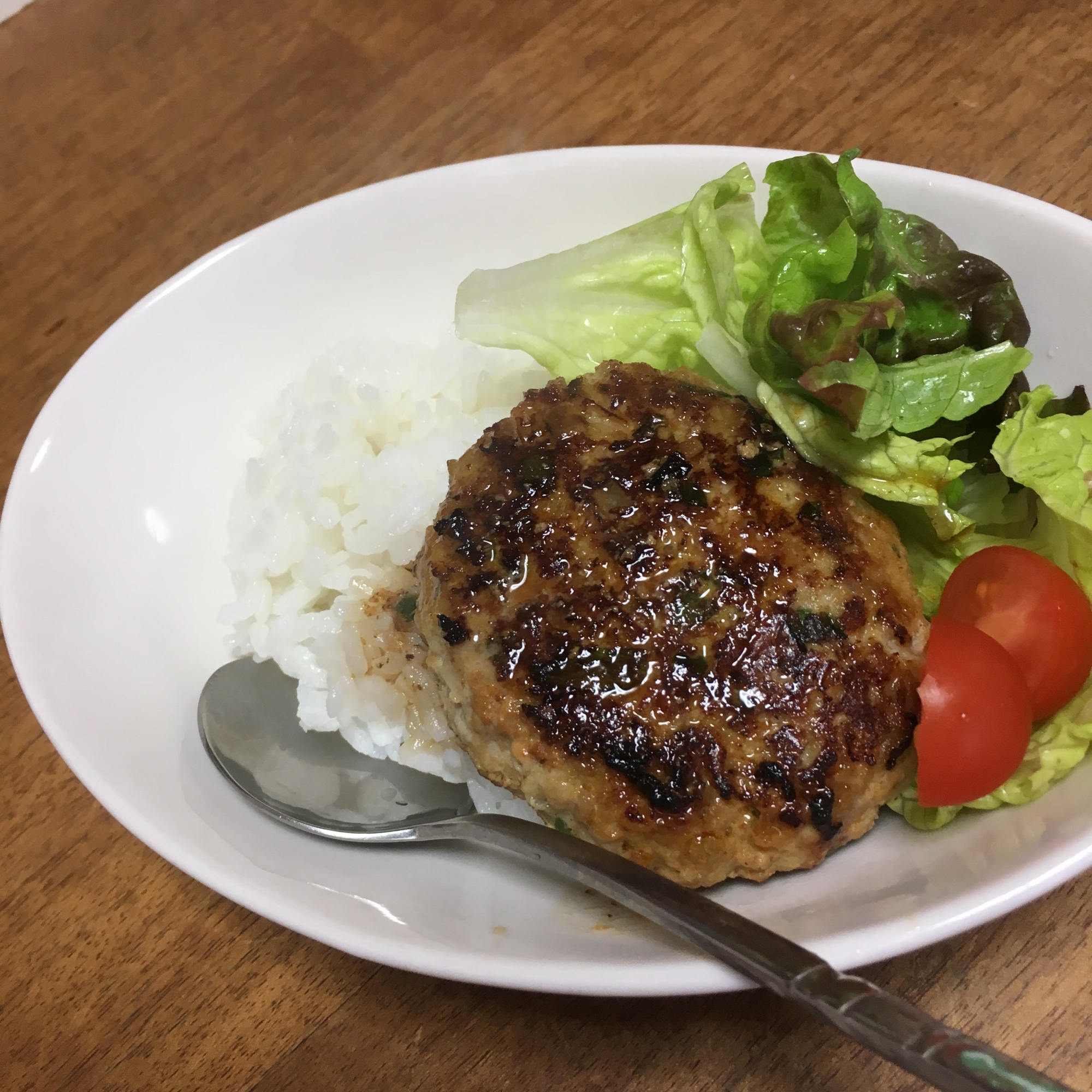 ワンプレート♡ハンバーグ丼