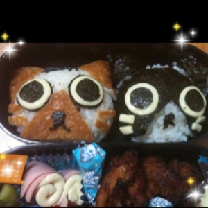 *アイルー弁当* モンハン キャラ弁