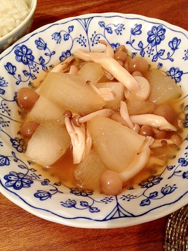 ヘルシー 冬瓜のしめじあんかけ レシピ 作り方 By みゅうしろ 楽天レシピ