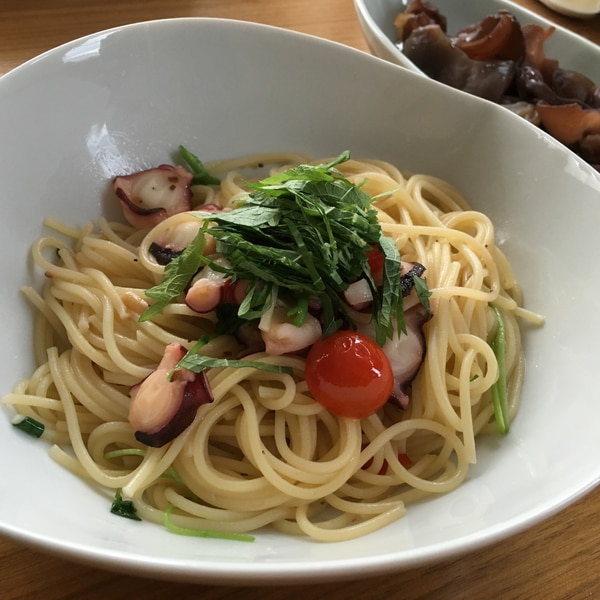 タコとクレソンのオイルパスタ レシピ 作り方 By ドゥルッドゥー 楽天レシピ タコとクレソンのオイルパスタ レシピ 作り方 By ドゥルッドゥー 楽天レシピ