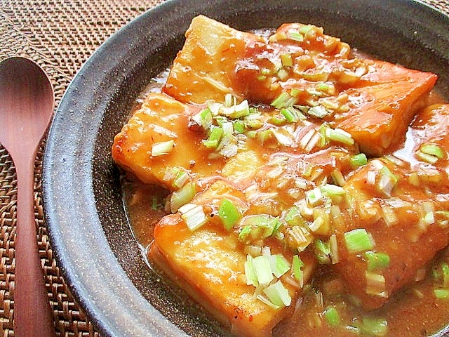 簡単!お豆腐だけのヘルシー麻婆豆腐風