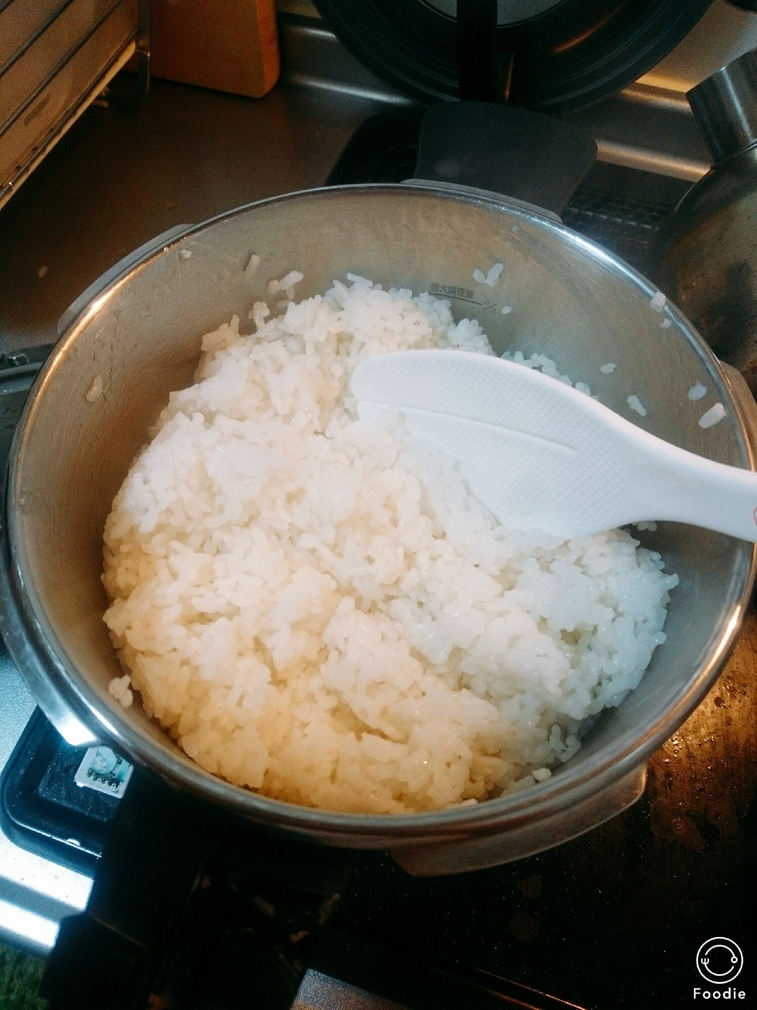 圧力鍋で！ほくほく白米（ご飯の炊き方）