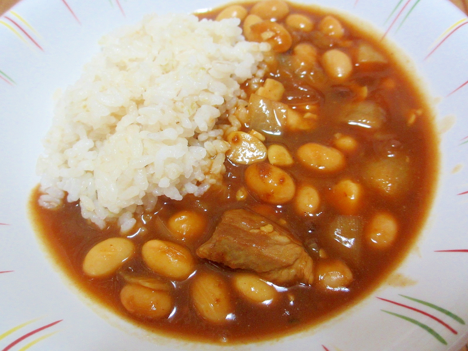 ポークビーンズカレー レシピ 作り方 By Mococo05 楽天レシピ