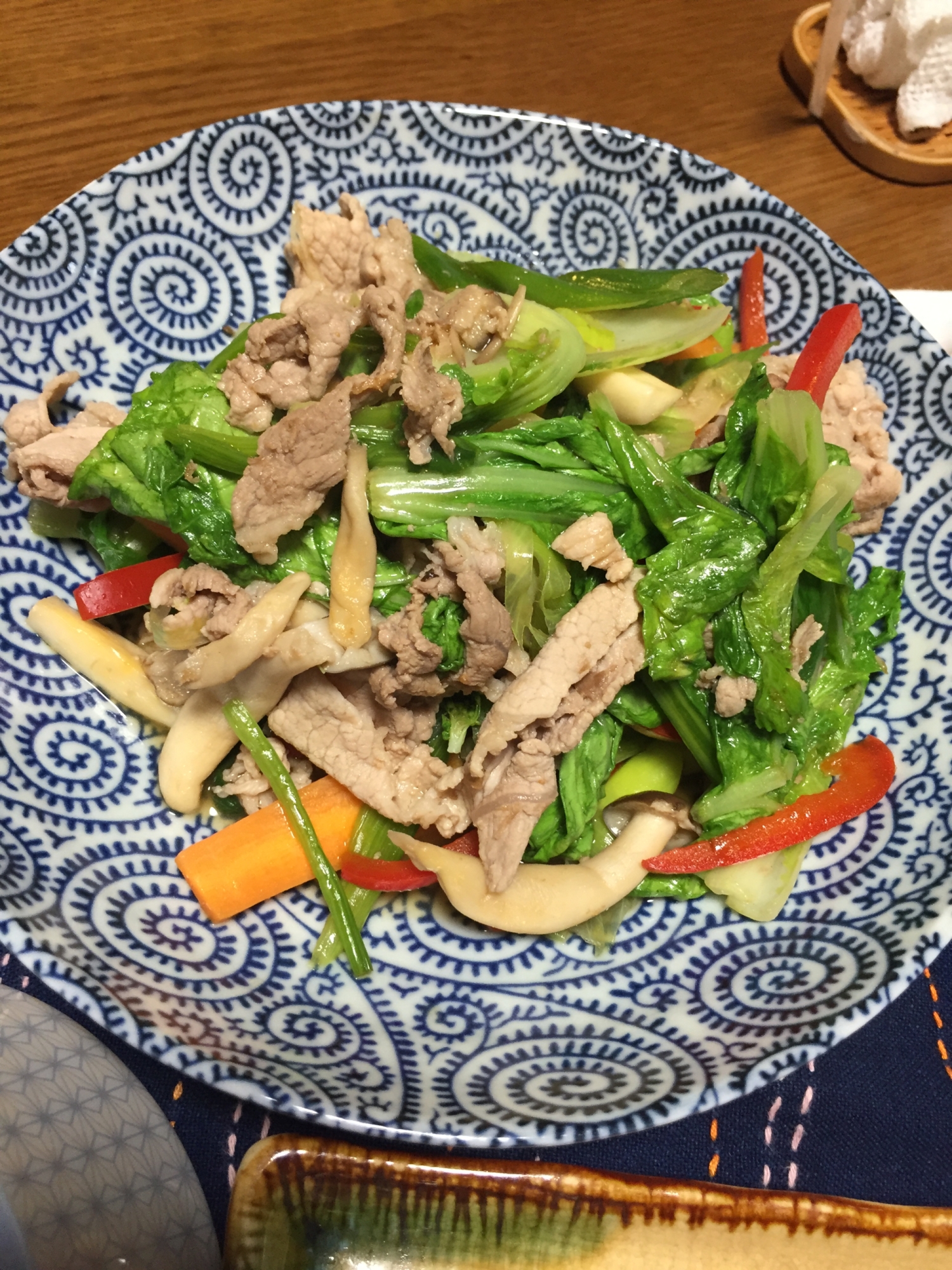 *簡単！栄養たっぷり！肉野菜塩炒め*