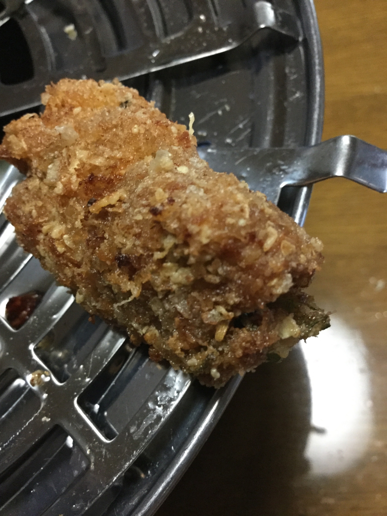 長芋の豚肉巻きおからパウダー揚げ