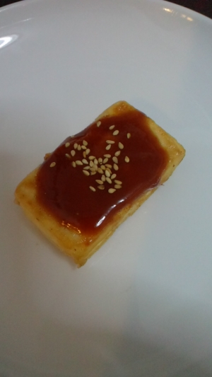 味噌ダレで豆腐のステーキ♪